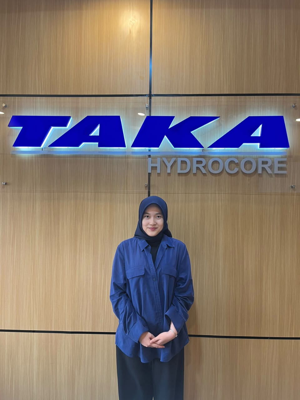 Jihan Shafa S. internship at TAKA Hydrocore