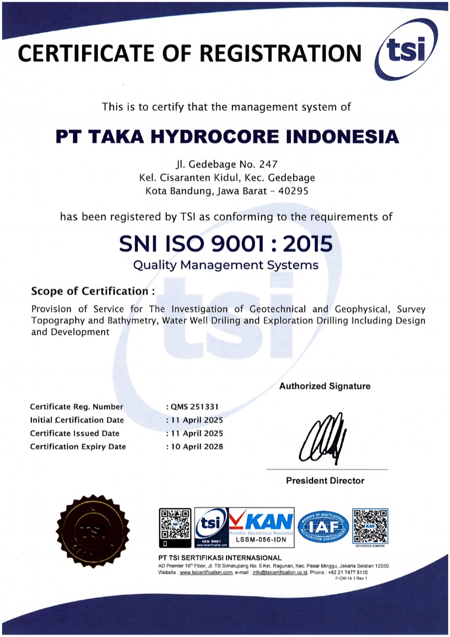 ISO 9001 certificate preview