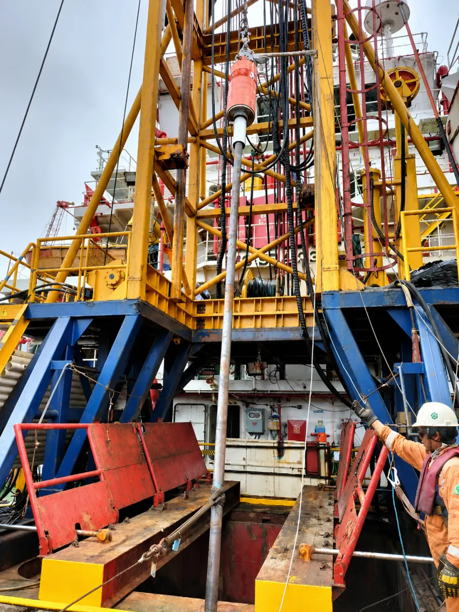 FT520 piston corer technical view