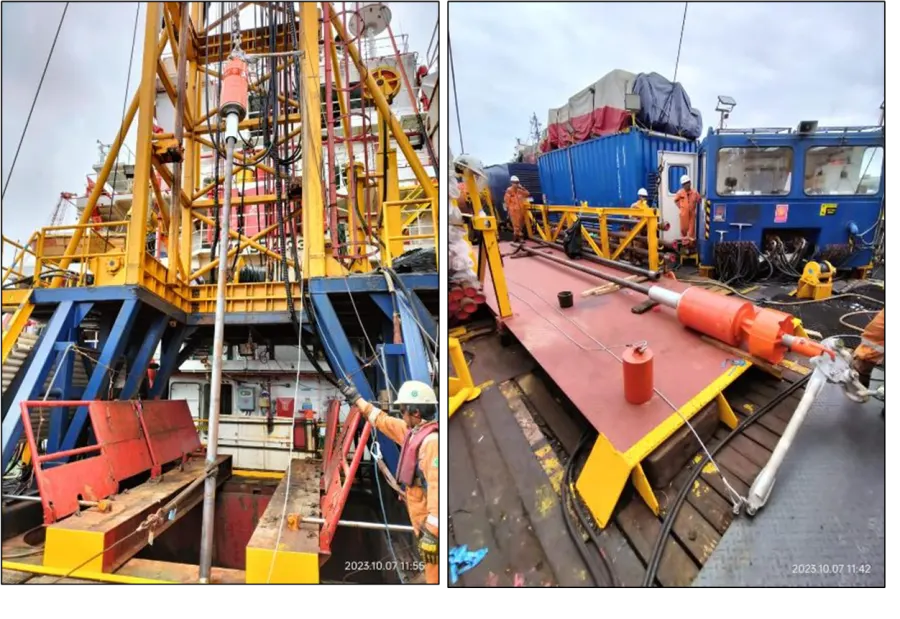 FT520 piston corer seabed sampling equipment