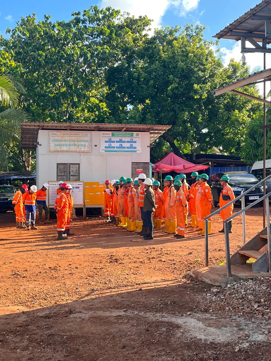 Onshore geotechnical team preparation lineup
